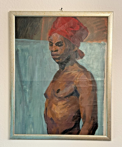 Afrika ölgemälde frau mit - afrika,