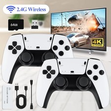 Wireless TV Spielekonsole 2,4G 4K HDMI Retro Konsole Videospielkonsole Geschenke