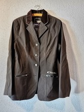 Reitjackett, Turnierjacke, Showjacke Braun mit Linien Damen 42, neu von Lamicell