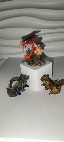 Drachen figuren deko blau - drachen, figuren,