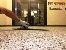 Steinteppich CARRARA-WEISS + PU-Bindemittel Marmor Bad Büro Innenbereich 25 Kg 