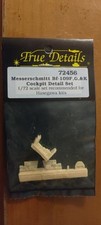 Bf-109 F, G & K, Resin-Set, Cockpit Set,True Details, Scale: 1/72, Kit: 72456