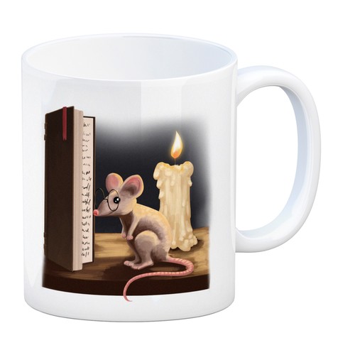 Leseratte und buch - leseratte,