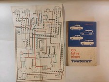 DDR Anleitung Ich fahre einen Trabant Trabi KFZ Werkstatt 1968 Schaltplan