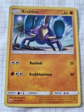 Pokémonkarte Krabbox 72/149