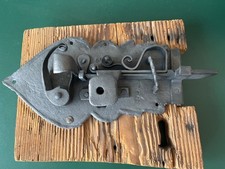 Original Antikes Barockschloss Schloss Türschloss Eisen 17-18 Jh