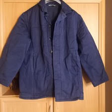 DDR-Wattejacke ,gebraucht, blau  Gr. 48