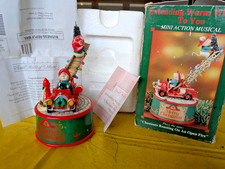 Enesco Spieluhr "für FEUERWEHR- FANS" Merry Christmas ca.15 cm, OVP 