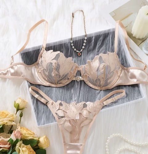 Mesh dessous set - mesh, slip