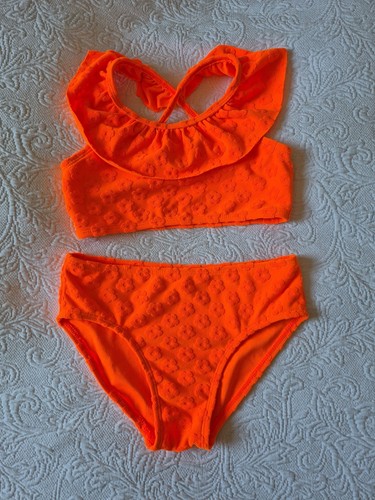 Neon orange kinder badeanzug - orange,