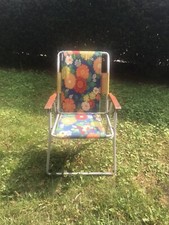 70er Jahre Campingstuhl, Alu