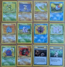 12 1. Edition Pokemon Karten