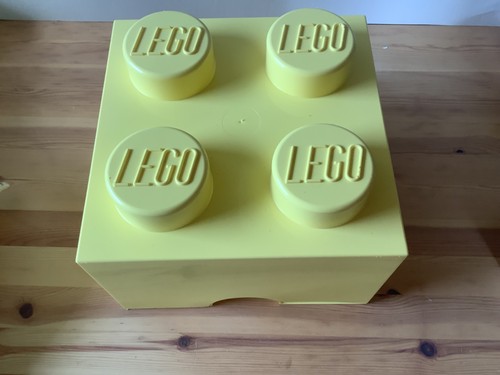Lego aufbewahrungsbox gelb - aufbewahrungsbox,