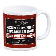 Kaffeebecher mit Spruch: Wenn