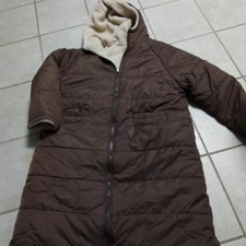 Damen Mantel Parka Helles  Teddyfell Neu Gr.4XL Braun Kapuze 