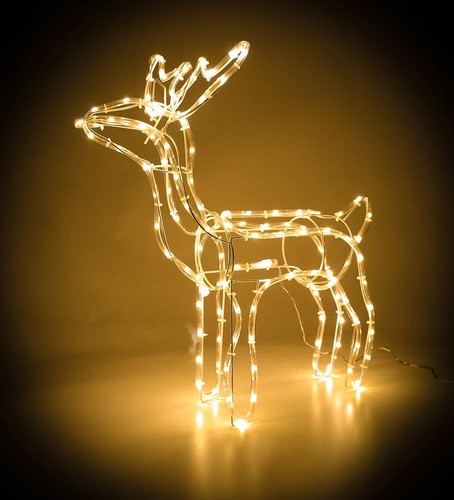 Weihnachtsbeleuchtung rentier - weihnachtsbeleuchtung,