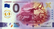 Null Euro Schein - 0 Euro - Frankreich - Lascaux - 1er Taureau 2025-10 Anniversa