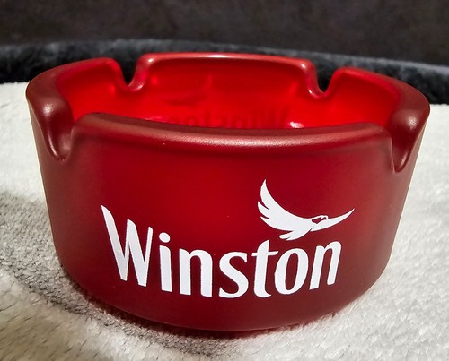 Winston aschenbecher rot - winston,