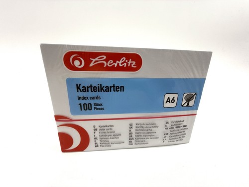 Herlitz karteikarte register - karteikarte,