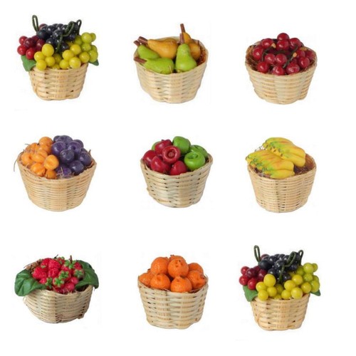 Miniatur obst korb - obst,