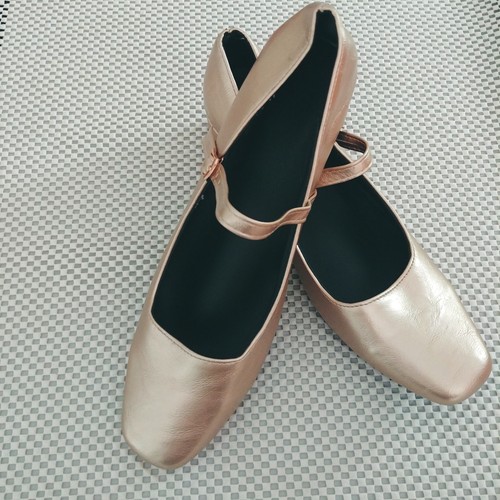 Pumps gold flacher absatz - gold,