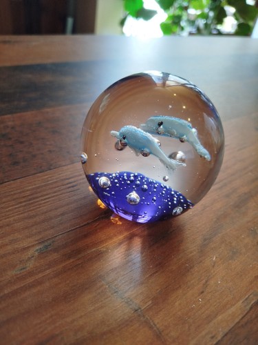 Briefbeschwerer delphin delfin - delphin,