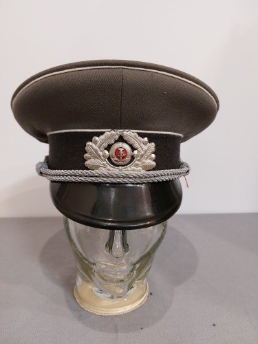 Ddr schirmmütze offizier nva - ddr,