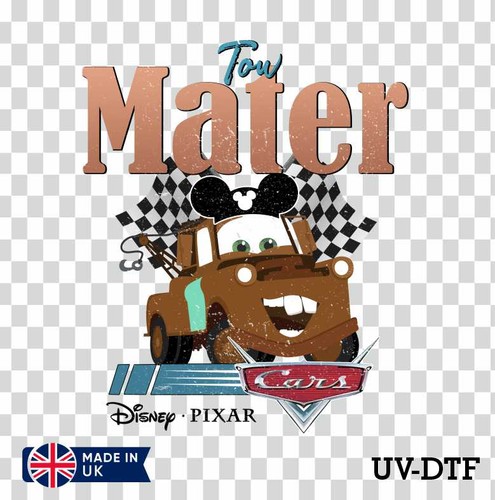 Tow mater auto dtf - mater, uv