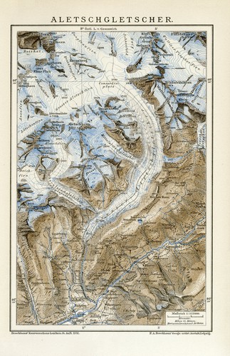 Aletschgletscher historische