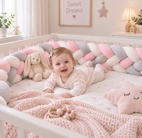 Bettschlange geflochten - bettschlange, 2,2m