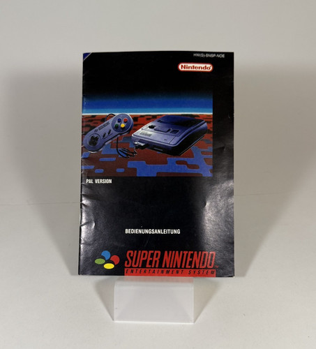 Super nintendo snes anleitung - nintendo,