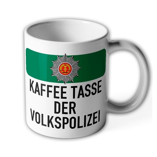 Tasse der volkspolizei ddr - der,