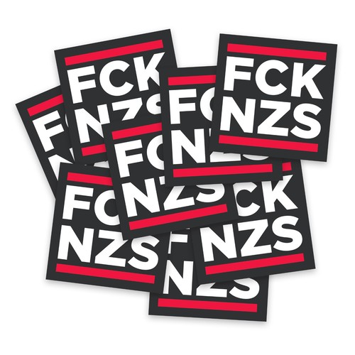 Fck nzs sticker quadratisch - fck,