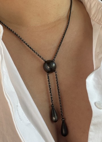 Halskette negligée gunmetal - negligée,