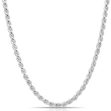 Kordelkette 8mm 925er silber - kordelkette,
