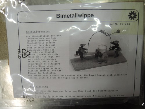 Bimetallwippe bausatz - bimetallwippe,