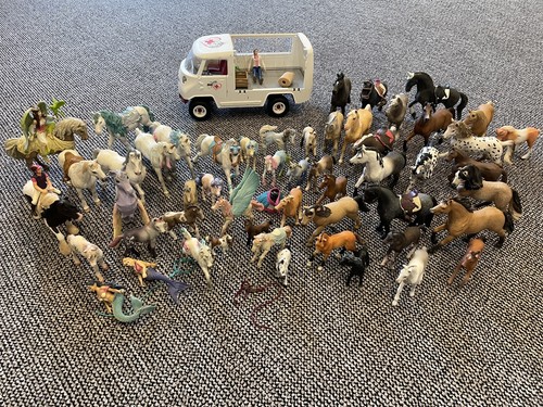 Schleich set teile pferde - set,