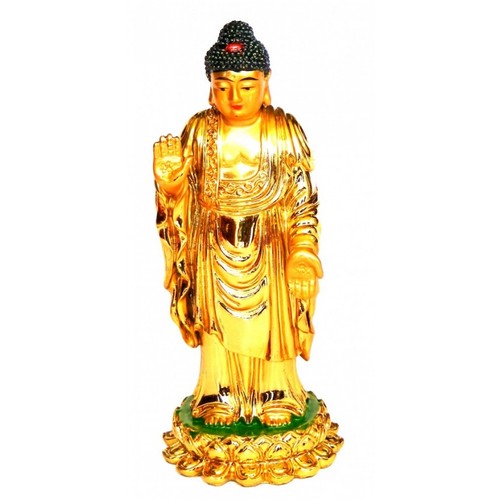 Gautama buddha stehend resin - gautama-buddha,