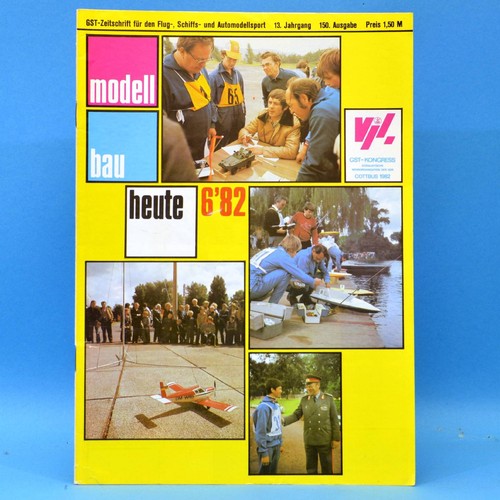 Modellbau heute 1982 gst ddr - modellbau,