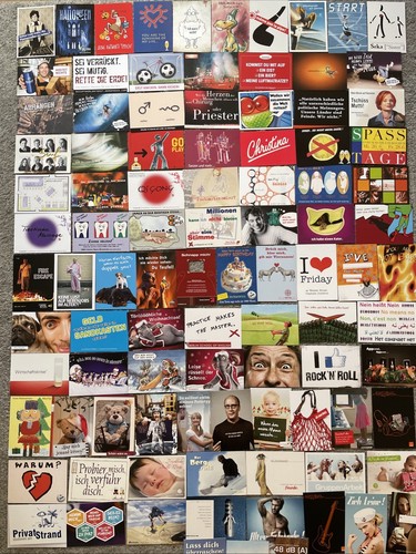 97x postkarten sammlung - postkarten,
