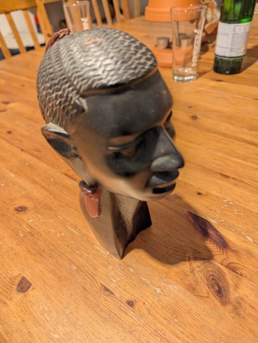 Afrikanische kopf aus ebenholz - afrikanische,