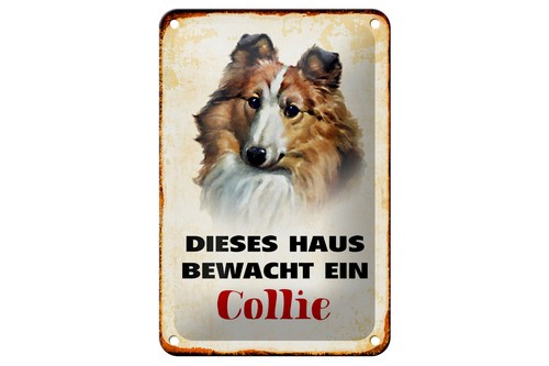 Blechschild hund 12x18 - blechschild,