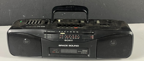 Sony cfs 205s stereo radio - sony,
