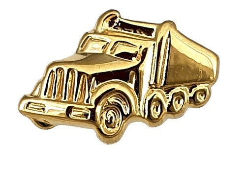 Herrenohrring lkw truck - truck, gold