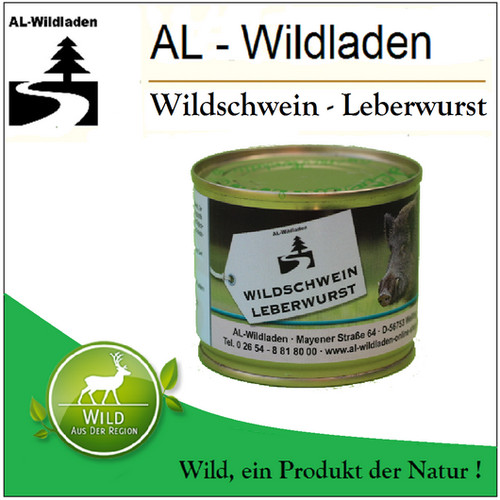 Wildschwein-Leberwurst