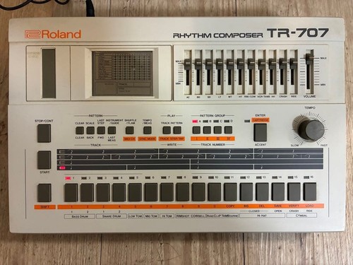 Roland 707 vintage drum - vintage,