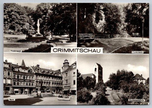Postkarte crimmitschau - postkarte,