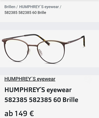 Neue humphrey eyewear - humphrey's, 582385