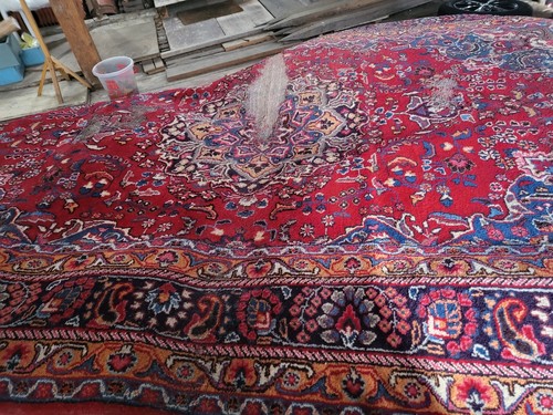Echter perser teppich aus