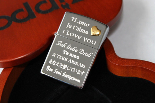 Zippo lighter love you - ⁕,